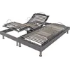 Image de Ebac Sommier Electrique 2 X 80 X 200 S62 Electrique 2x80x200 Cm Gris