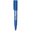 Image de Pentel green label marqueur permanent à pointe biseautée bleu nn60-co