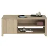 Image de Table Basse Betty Rectangulaire - En Panneau De Particules RevÃªtu Papier - DÃ©cor ChÃªne #Ocp
