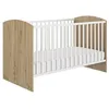 Image de Lit BÃ©bÃ© Arthur Blanc/ChÃªne 70 X 140 Cm De Galipette