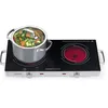 Image de Kitchen chef - kcppv2800 - RÃ©chaud vitroceramique 2 feux 2800w