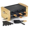 Image de appareil à raclette 6 personnes 900w + grill - kcwood.6rp