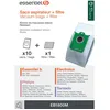 Image de Essentiel B Sac aspirateur ESSENTIELB EB1800M MEGA PACK