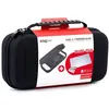 Image de Pochette de transport rigide BigBen Taille L Noir + Protection d'écran en verre trempé pour Nintendo Switch