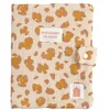 Image de ProtÃ¨ge Carnet De SantÃ© LÃ©opard En Gaze De Coton
