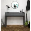 Image de Arena Console Style Contemporain Gris Brillant - L 109 Cm