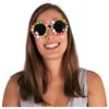 Image de Accessoire déguisement avec lunettes mini fleurs REF/18524 Thème Hippie ou Fleurs ptit clown