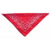 Image de Bandana - tissu rouge - 50 x 50 cm