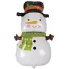 Image de Ballon aluminium de Noël en bonhomme de neige de 60 cm (x1) REF/19115 - ptit clown