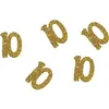 Image de P'TIT Clown re21044 - Lot de 50 confettis pailletÃ©s Chiffre 10 Or