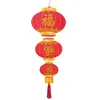 Image de Lanterne décorative nouvel an chinois rouge et dorée or 30 x 80 cm (x1) REF/21057- Ptit clown