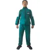 Image de Costume adulte homme en survêtement joueur taille L-XL bleu (x1) REF/21209 ptit clown