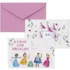 Image de P'tit Clown Re22485 - Lot De 8 Cartons D'invitation Anniversaire Princesses