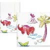 Image de P'TIT Clown re22512 - Lot de 20 serviettes anniversaire Dinosaures