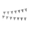 Image de Guirlande Fanions - PTIT CLOWN - PailletÃ©s Argent - 3 mÃ¨tres