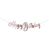 Image de P'TIT Clown re22618 - Guirlande Happy Birthday Rose Gold
