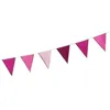 Image de P'TIT Clown re22634 - Guirlande Fanions brillante rose
