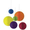 Image de Boules alvÃ©olÃ©es - PTIT CLOWN - re22647 - Lot de 6 - Multicolore - Papier - IntÃ©rieur