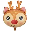 Image de P'TIT Clown re22809, Ballon alu petit renne 55 cm