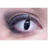 Image de Lentilles de contact oeil reptile blanc taille unique