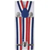 Image de Bretelles pour supporters France tricolore bleu, blanc et rouge (x1) REF/56010