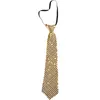 Image de Accessoire de déguisement avec cravate doré or avec sequins (x1) REF/60240 ptit clown