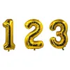 Image de Ballon aluminium chiffre dorÃ© 85 cm
