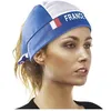 Image de Foulard pour cheveux supporters France tricolore bleu, blanc et rouge (x1) REF/88082