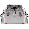 Image de Friteuse double 2x3l 3300w inox Livoo doc217