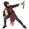 Image de DÃ©guisement Top Et Accessoires Ninja Pour Enfant 5-8 Ans - Rouge