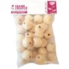 Image de Perle en bois Ø 40 mm boule percée Ø 8 mm 10 pièces - graine créative