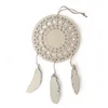 Image de Attrape-Rêves À Customiser En Bois - Plumes 12,5 X 23,5 Cm