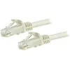 Image de StarTech.com Cordon de raccordement UTP CAT6 (1,5 m) sans crochet - Blanc - Cordon de raccordement - RJ-45 (M) pour RJ-45 (M) - 1.5 m - UTP - CAT 6 - sans crochet - blanc