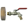 Image de SOMATHERM Kit de Raccordement rÃ©cupÃ©rateur d`Eau de Pluie - Cuve 1000 L - Raccordement de 60 x 6 - Robinet 1/2` -