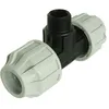 Image de TÃ© Ã©gal MÃ¢le Plastique pour tube PE D25 - M20/27- Serrage extÃ©rieur