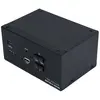 Image de exertis Connect Dexlan - Commutateur écran-clavier-souris/audio - 4K, 60Hz, HDMI, USB 3.0 + cables - 2 x KVM / audio - 1 utilisateur local - de bureau