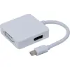 Image de Convertisseur Mini Displayport 1.1 Vers dvi ou HDMI ou dp