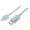 Image de generic - Câble DisplayPort - Mini DisplayPort (M) pour DisplayPort (M) - DisplayPort 1.2 - 2 m - support 4K, support Dolby DTS-HD Master Audio, support Dolby TrueHD - blanc
