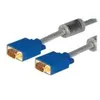 Image de exertis Connect - Câble VGA - HD-15 (VGA) (M) pour HD-15 (VGA) (M) - 2 m - moulé, vis moletées