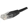 Image de Cordon Patch RJ45 utp cat 6 noir - 0,5 m
