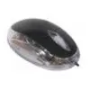Image de Mini souris optique lumineuse budget - Noire USB
