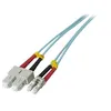 Image de exertis Connect - Cordon de raccordement - SC/UPC multimode (M) pour LC/UPC multimode (M) - 1 m - fibre optique - duplex - 50 / 125 microns - OM3 - turquoise