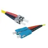 Image de exertis Connect - Cordon de raccordement - mode unique SC/PC (M) pour mode unique SC/UPC (M) - 3 m - 2 mm - fibre optique - duplex - 9 / 125 micromètres - OS2 - sans halogène - jaune