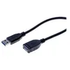 Image de exertis Connect - Rallonge de câble USB - USB type A (M) pour USB type A (F) - USB 3.0 - 2 m - noir