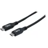 Image de exertis Connect - Câble USB - 24 pin USB-C (M) pour 24 pin USB-C (M) - USB4 - 80 cm - support 8K, Alimentation USB (100 W) - noir