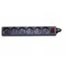 Image de Multiprise 6 prises noires + inter 4 m