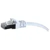 Image de Cordon RJ45 plat catégorie 6 U/FTP snagless blanc - 3 m