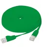 Image de exertis Connect - Cordon de raccordement - RJ-45 (M) pour RJ-45 (M) - 50 cm - U / FTP (Paire torsadée blindée) - CAT 6 - intérieur, sans crochet, plat - vert