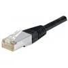 Image de deXlan - Cordon de raccordement - RJ-45 (M) pour RJ-45 (M) - 5 m - FTP - CAT 6a - moulé - noir