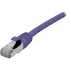 Image de exertis Connect - Cordon de raccordement - RJ-45 (M) pour RJ-45 (M) - 1.5 m - blindé F/UTP - CAT 6 - sans halogène, sans crochet - violet